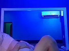 What If Roommate Caught Blonde Latina Riding in Dorm Thong?