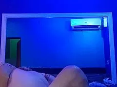 What If Roommate Caught Blonde Latina Riding in Dorm Thong?