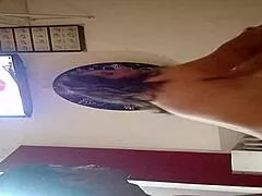 hot latina bent over doggystyle in motel chair