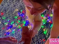 My Santa Hat Girlfriend Fucks Hard and Takes Hot Cumshot
