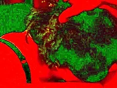 omg bbw sub chokes on cock in blindfolded DEEPTHROAT blowjob