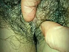 You seeing this hairy neighbor couple's close-up pussy cock action?