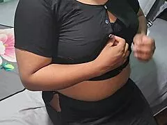 debor vabi in skirt bra dress teases with big tits in homemade mature amateur sex