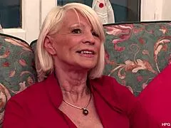 Horny Stepmom Pounds Stepdaughter's Pussy with Her Boyfriend
