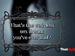 Early 30s woman moves like a teen in retro clips