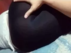 is my friend's hot latina milf boss in tight leggings at sleepover making you hard too?