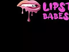 michelle thorne slathers on thick lipstick for babes