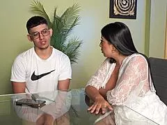 Busty Stepmom Teaches Virgin Stepson Real Sex Lessons