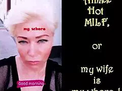 See my mature slut's mouth dripping cum isn't she woman's true beauty?