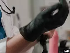 Kinky lesbian milf couple get wild vaginal fisting exam with toys at gyno hospital 😏👩‍⚕️