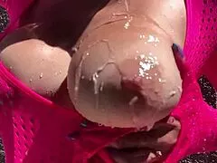 Artemisia Fingers Horny Pussy And Tits In Outdoor Solo