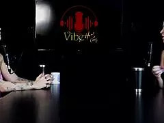 milena moreau's safado interview turns into wild group bdsm toy play and tattooed swinging action