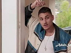 Young man, I'm fucking you for my stepdaughter. Better take care of her?