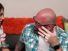 stepdad please stay sophie reyez begs riding your cock in family taboo play