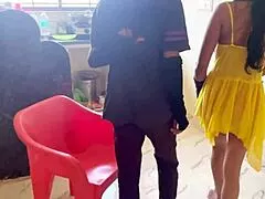 hey check out this indian wife in sexy dress getting pussy pounded by hubby