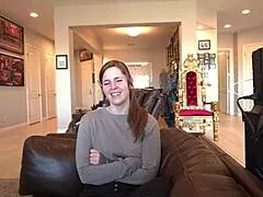 Brother's Wife Scarlett Gushes Hard Needing Cash in Taboo Fuck