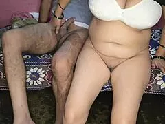 stranger fucks desi village wife's shaved pussy in hotel room