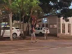 Street pickup latina milf leads to apartment pounding pov porno casero outdoor handjob tease.