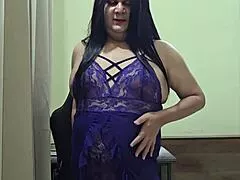 i can't stop teasing in this teddy lingerie as shemale monica m