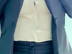 ay papi this sexy mexican secretary milf strips uniform teases wet pussy ano tanga n' masturbates hot!!