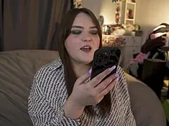 imagine mumbling through a ballgag as this curvy bbw domme strap-on fucks you senseless