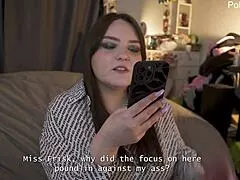imagine mumbling through a ballgag as this curvy bbw domme strap-on fucks you senseless