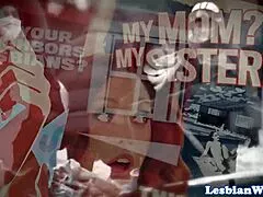 Milf redhead dives into lesbian threesome pussylicking poolside orgasms tan lines