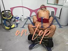 hot plumber milfs ass gets fucked hard then pissed in mouth cowgirl squirting orgasm 😈💦🍑