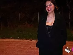 those two spanish studs share curvy lulita star's big ass in public rough threesome