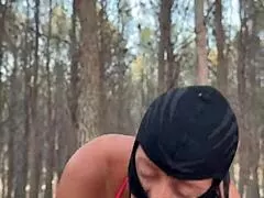 wanna see this latina bitch get fucked raw in the woods by lilosgirl?