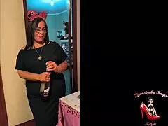 yo my neighbor's alone at her party so i make her blow my candle for a happy birthday 🎉🍆💦