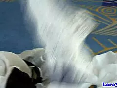 Feels so good watching this classy English mature dive into pussy licking then get doggystyled in trio