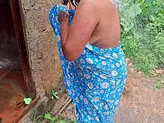 hmm imagine hottest desi step sis bathing outside all wet and teasing