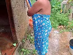 hmm imagine hottest desi step sis bathing outside all wet and teasing
