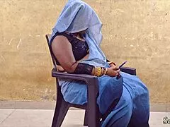 What if a horny Indian aunty surprises you with her deep blowjob skills part 1?