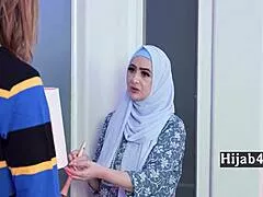 Stepmom's Hijab Hides Massive Tits Matching Your GF's Size