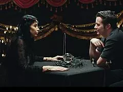 Curvy brunette milf stars in time stop fantasy encounter