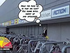 Golddigger Slut Takes BBC Anal Balls Deep Gaping Ass to Mouth