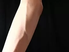 Skinny Italian milf's bulging hand veins spark forbidden fetish cravings