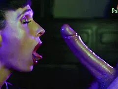 She edges him endlessly in latex gloves failing the cum countdown handjob tease