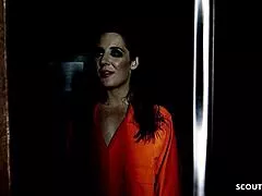 oh god my big tits milf seduces teen into prison lezdom domination rough pussy licking ass rimming cunilingus