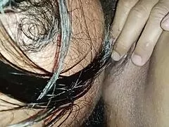 stepmom's pussy gets licked till she squirts hard nonstop