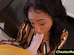Desperate stepmom cougar pounces on stepson's cock riding hard