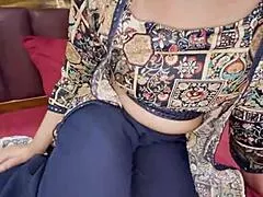 Don't you love watching my cuckold husband as I deepthroat monster cock paying his debt with pussy creampie?