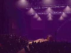 Alexa Bliss struts bikini entrance in WWE 2K26 ring