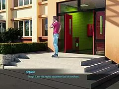 i-i can't stop... sexy big tits milf teacher slut fingers her wet pussy and sucks monster cock in office gym