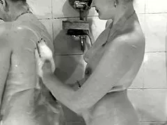 wanna see blonde milf and brunette teen licking wet pussies in steamy shower?
