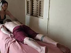 she gave me a delicious massage then we fucked so good