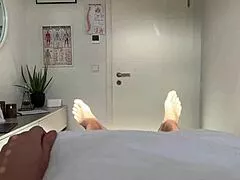 oh fuck i made my client cum twice durin sexy oiled nurse massage sesion