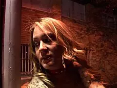 Myla Charles and Rita Faltoyano suck dick then get fucked hard in car!